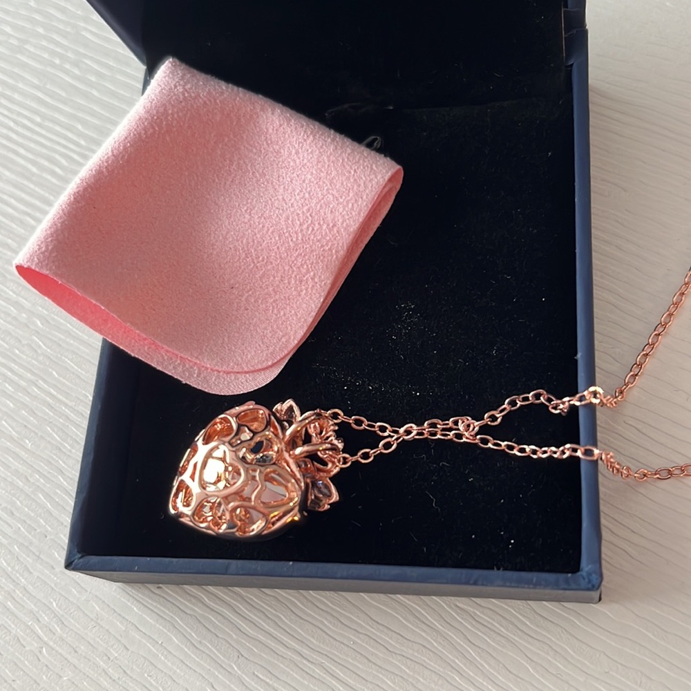 Fashion pendant necklace rose gold color chain - Picture 4 of 4